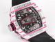 AAA Swiss Copy Richard Mille RM 38-02 Pink Quartz Fiber Tourbillon Watches Expandable strap (5)_th.jpg
